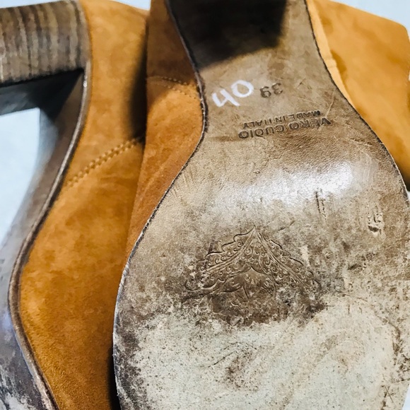 Free People Dakota Suede Brown Slouch Block - Picture 16 of 16